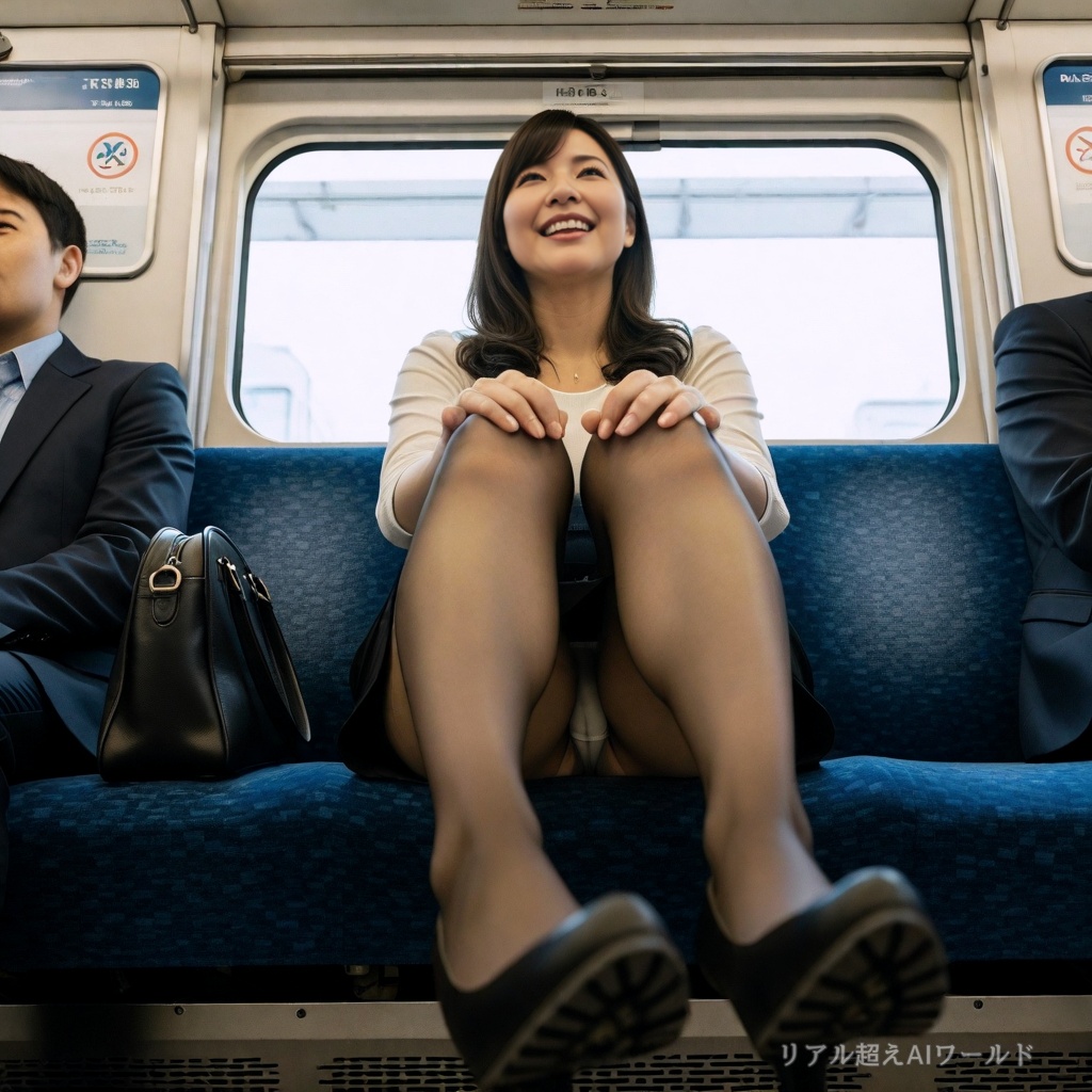 【電車パンチラ8 熟女OL】vol.09