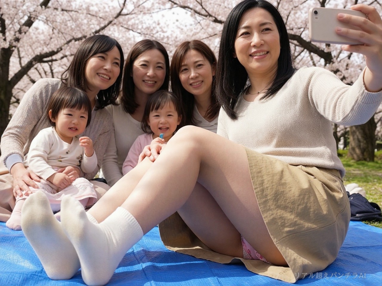 熟女パンチラ