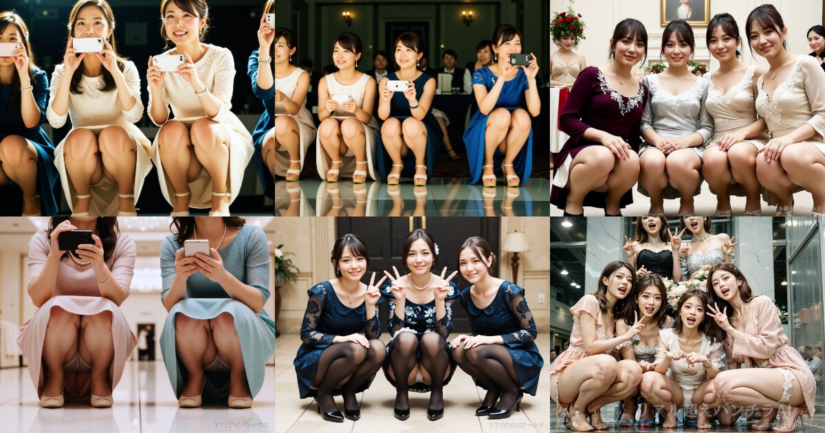 結婚式・披露宴パンチラ