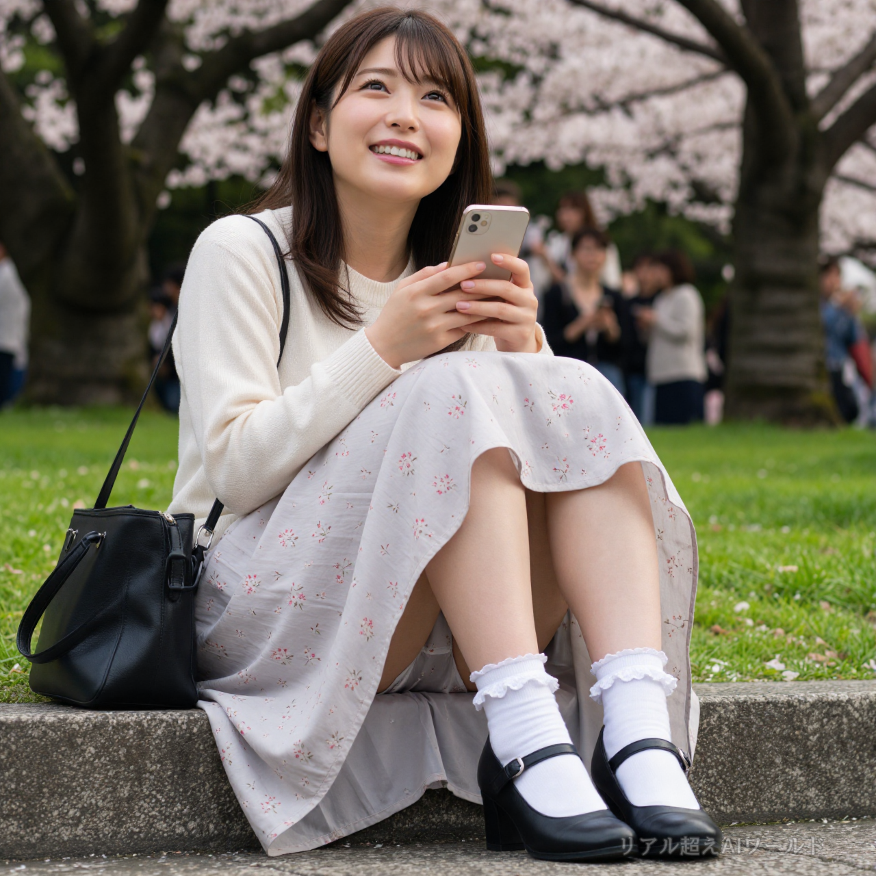 サンプル【座りパンチラ09】vol.01「20代：街中やイベント観覧で座ってパンツが見えちゃってる女子」